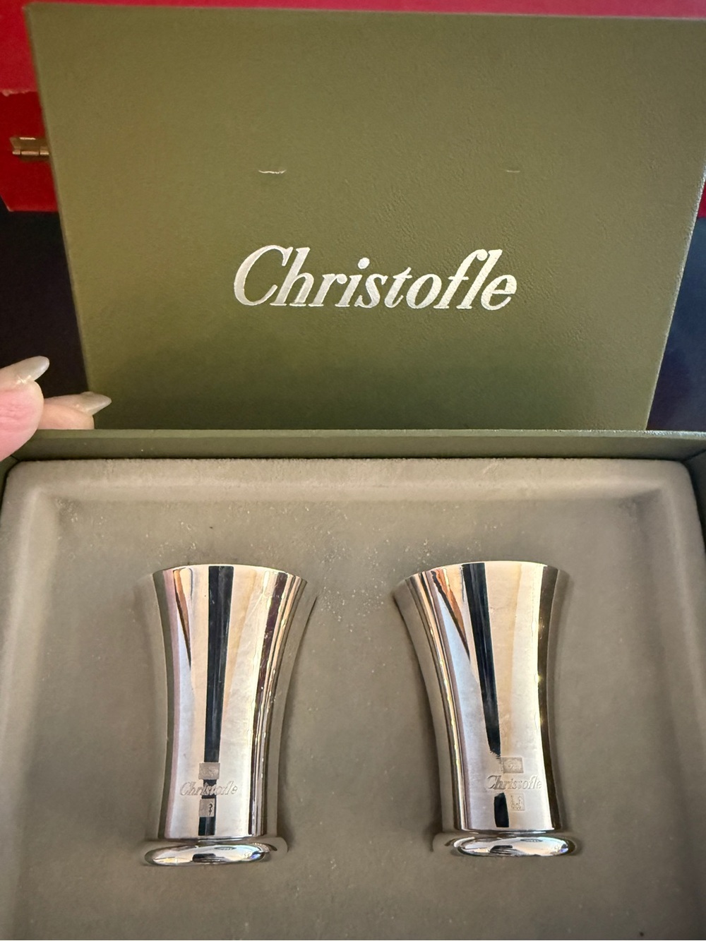 Christofle Silver Salt and Pepper Shakers